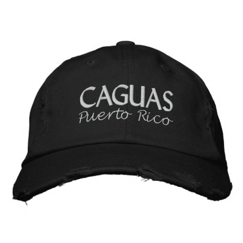Caguas Puerto Rico Embroidered Baseball Cap