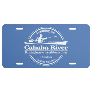 Cahaba River (SK) License Plate