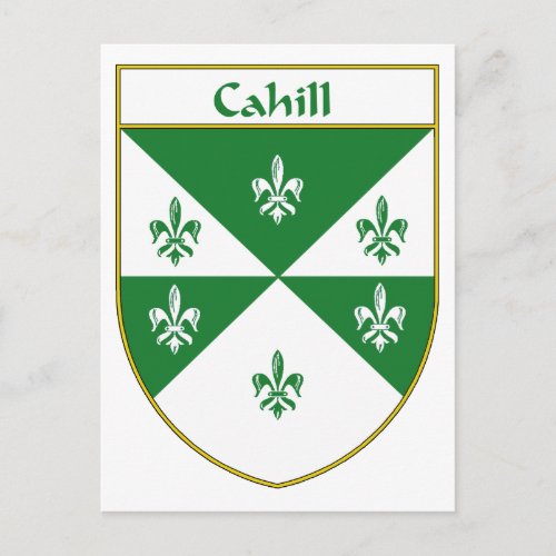 Cahill Coat of ArmsFamily Crest Postcard