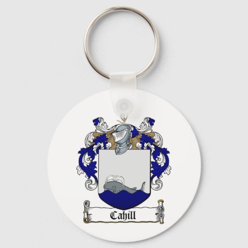 CAHILL FAMILY CREST _  CAHILL COAT OF ARMS KEYCHAIN