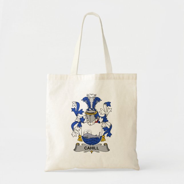 Cahill Family Crest Tote Bag (Front)