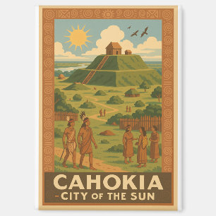 Cahokia – Ancient City of the Mounds Magnet