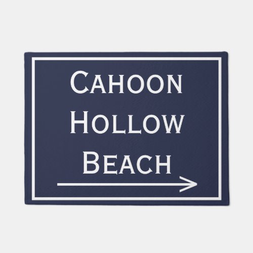 Cahoon Hollow Beach Wellfleet MA Doormat