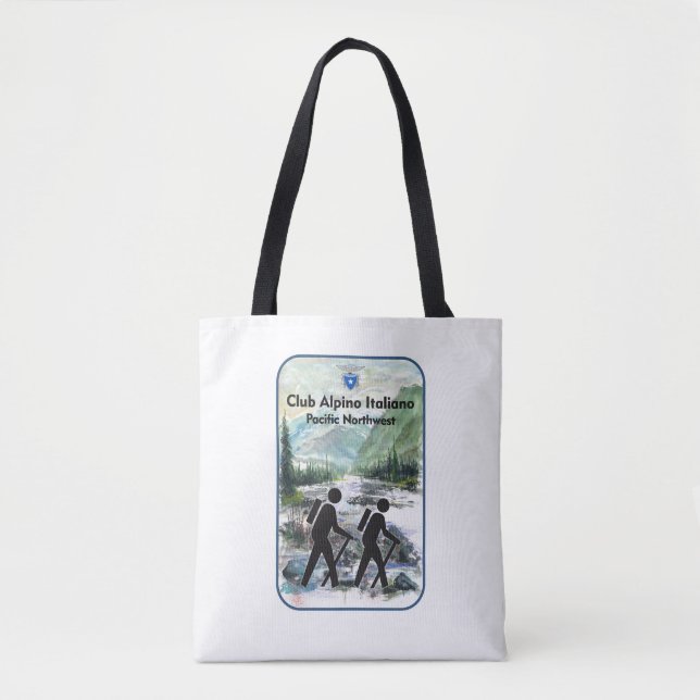 CAI-PNW All-Over-Print Tote, Shoulder Tote Bag (Front)
