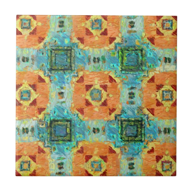 Cailifornia Blitz Ceramic tile (Front)