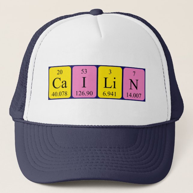 Cailin periodic table name hat (Front)