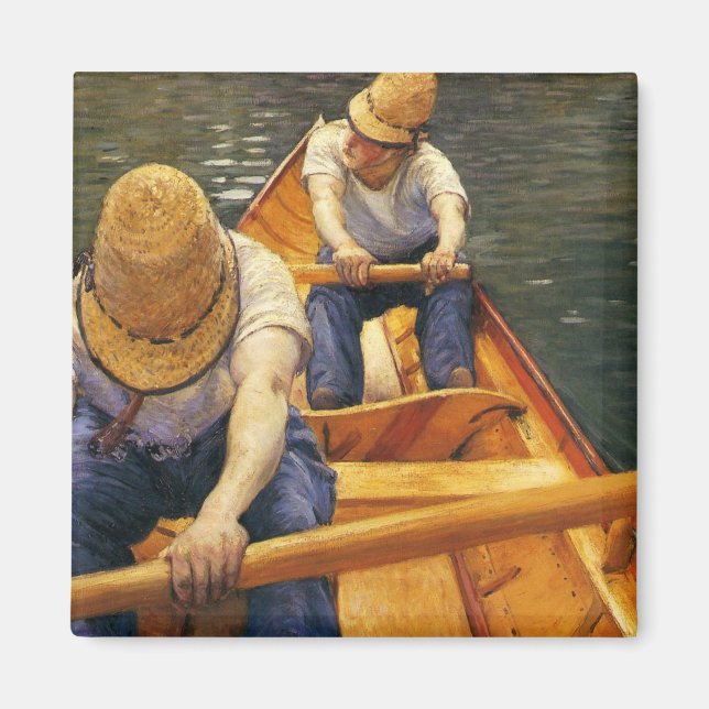 Caillebotte: Boaters Rowing on the Yerres Magnet (Front)
