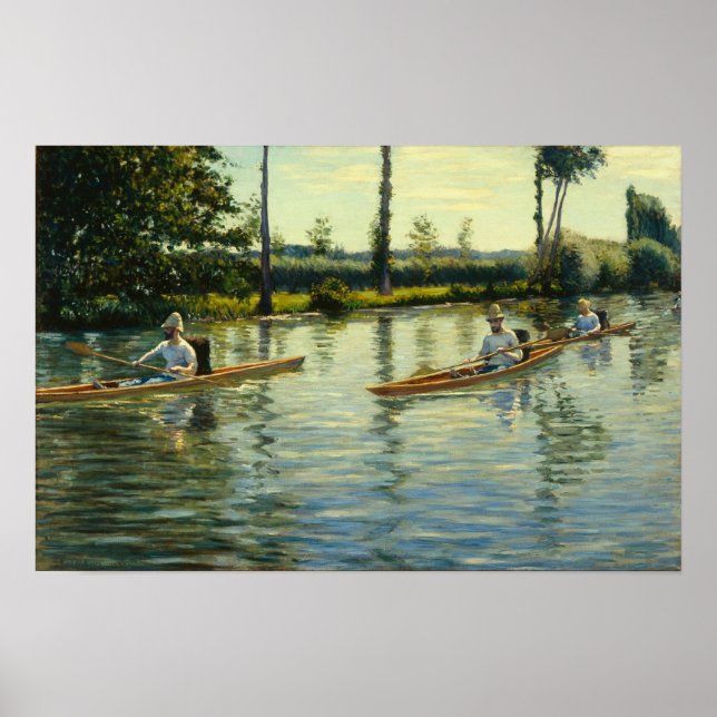 Caillebotte - Boating On The Yerres Poster (Front)