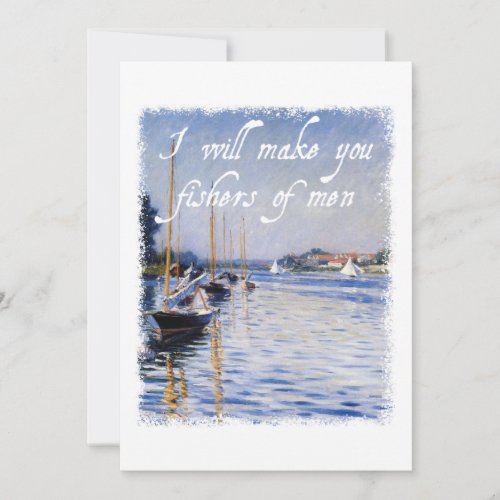 Caillebotte Christian greeting card