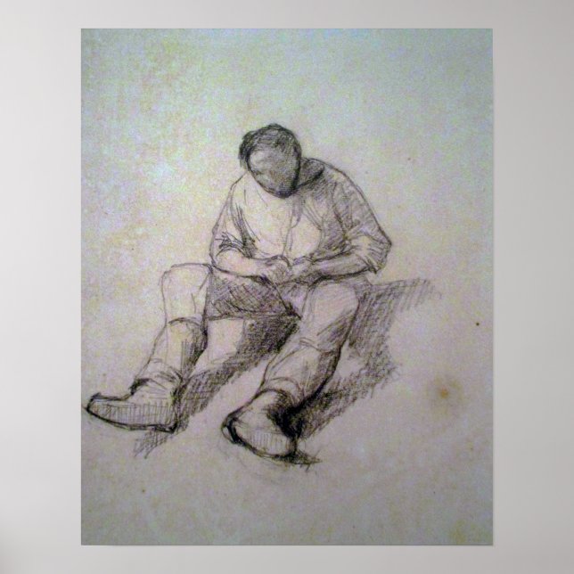 Caillebotte - Study Poster (Front)