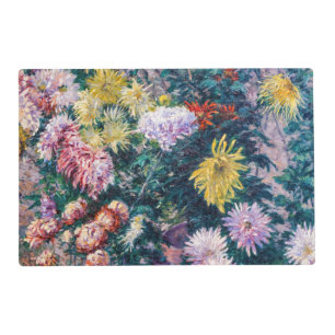 Caillebotte - White and Yellow Chrysanthemums Placemat