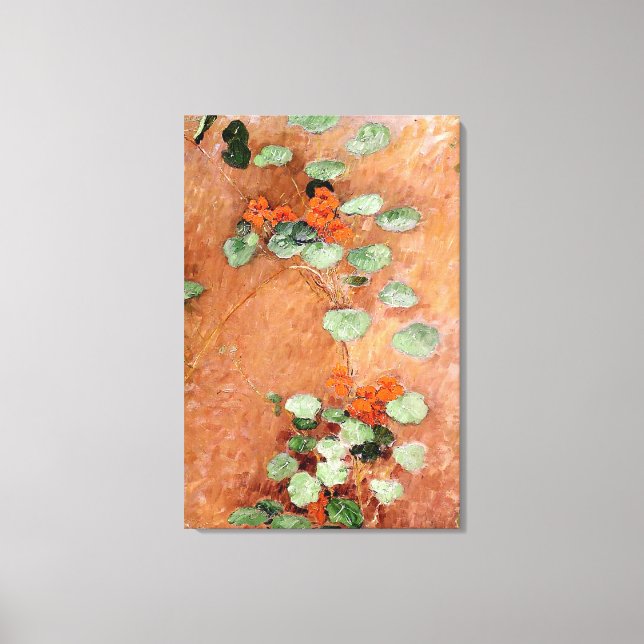 Caillebotte's Nasturces Canvas Print (Front)