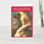 Cain Abel Not Brother's Kippah Funny Birthday Card<br><div class="desc">Cain Abel Not Brother's Kippah Funny Birthday Card -- Jewish FunnyBone Greeting Cards  — A 100% fresh blend of quirky and irreverent Jewish humor,  Jewish FunnyBone pushes the envelope in ways no other Jewish-themed cards ever have.</div>