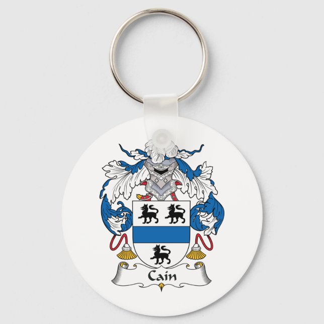 Cain Family Crest Keychain (Front)