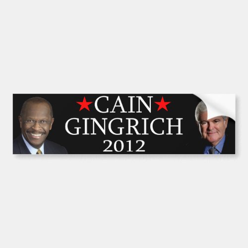 CainGingrich Bumper Sticker