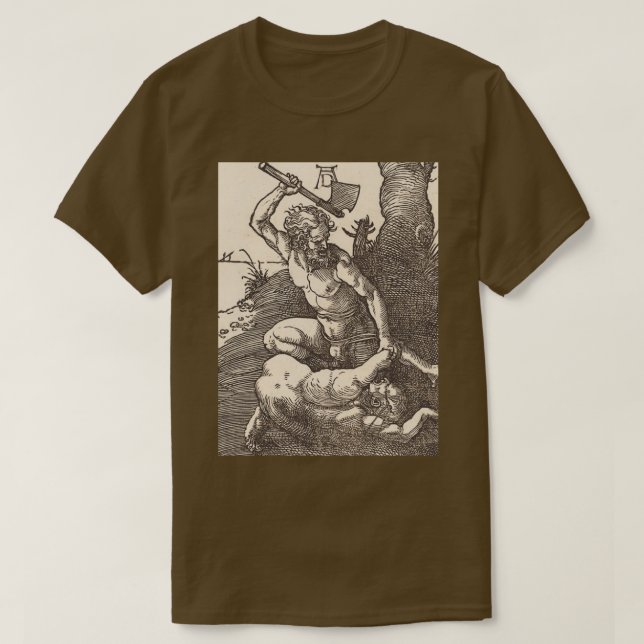 Cain Killing Abel T-Shirt (Design Front)