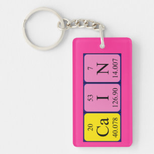 Cain periodic table name keyring