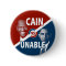 Cain vs Unable Herman Cain Campaign Button
