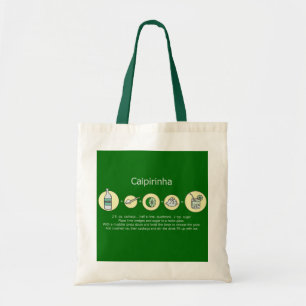 Caipirinha, brazilian drink tote bag