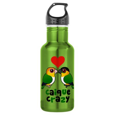 Caique Crazy Stainless Steel Water Bottle