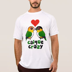 Customizable Caique Crazy Men's Champion Double Dry Mesh T-Shirt