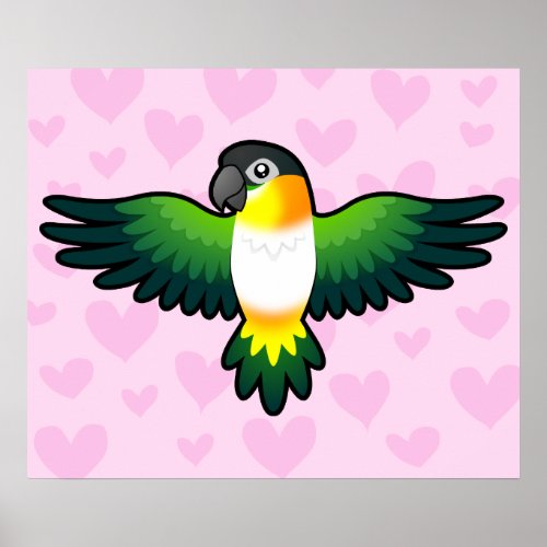 Caique  Lovebird  Pionus  Parrot Love Poster