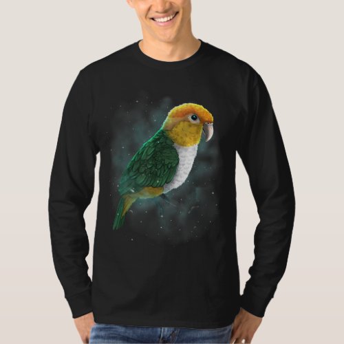 Caique Parrot Bird Cosmic Galaxy Celestial Space A T_Shirt