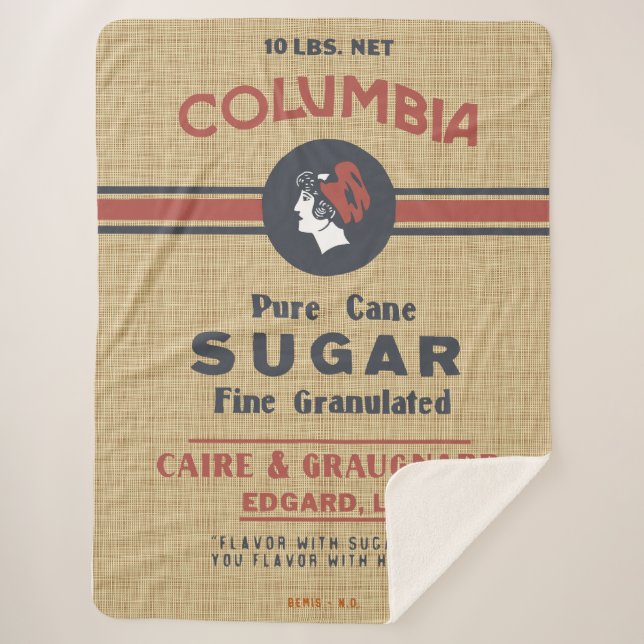 Caire & Graugnard Sugar Bag Blanket (Front)