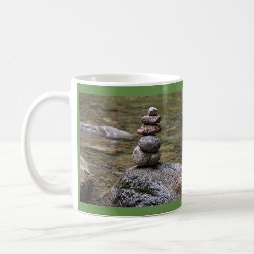 Cairn in a Stream Mug with Helen Keller Quote