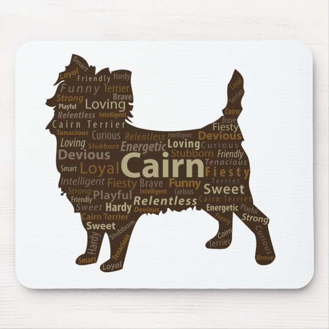 Cairn Mousepad (Brown) (Front)