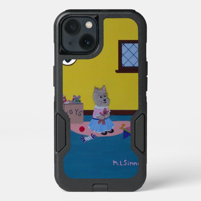 Cairn Playing Otter Box Case (Back)