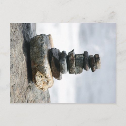 Cairn Stone from the Maine Coast Postcard
