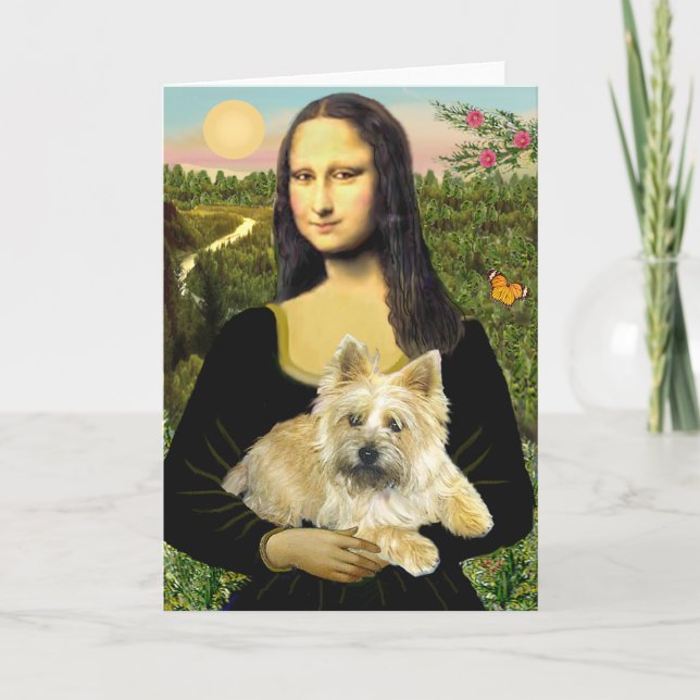 Cairn Terrier 23 - Mona Lisa Card (Front)