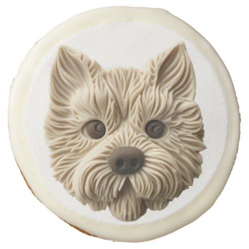 Cairn Terrier 3D Inspired Sugar Cookie