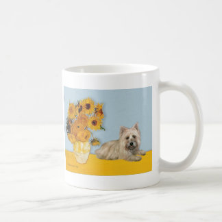 Cairn Terrier 4 - Sunflowers Coffee Mug