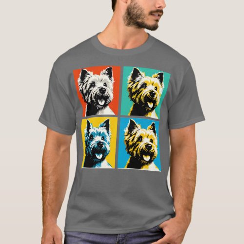 Cairn Terrier Art Dog Lover Gifts 1 T_Shirt