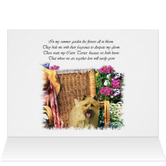 Cairn Terrier Art Gifts (Inside Horizontal (Top))