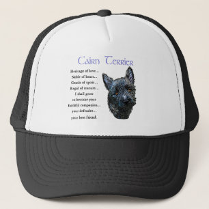 Cairn Terrier Art Gifts Trucker Hat