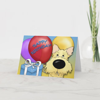 Cairn Terrier Birthday Card