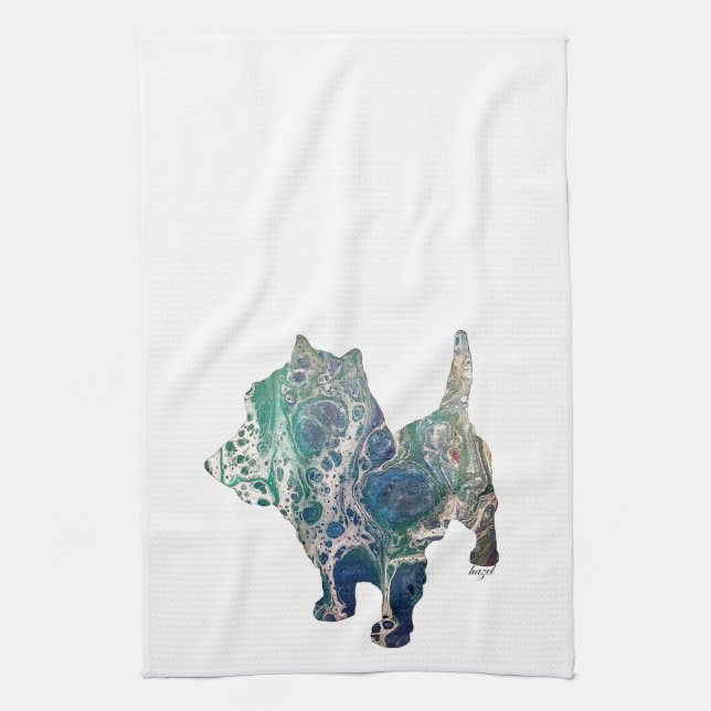 Cairn Terrier, Cairn Terrier Kitchen Towel (Vertical)