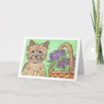 Cairn Terrier card notecard thankyou