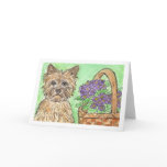Cairn Terrier card notecard thankyou Cairn Terrier card notecard thankyou