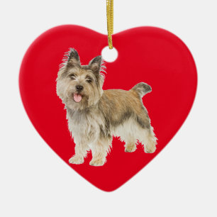 Cairn Terrier Ceramic Ornament