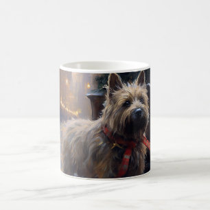 Cairn Terrier Christmas Festive Season Coffee Mug