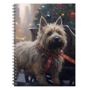 Cairn Terrier Christmas Festive Season Notebook