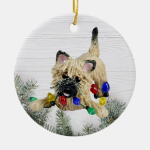 Cairn Terrier Christmas ornament