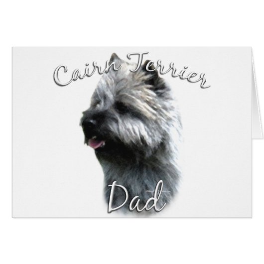 Cairn Terrier Dad 2 Cards (Front Horizontal)