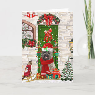 Cairn Terrier Dog Christmas Card