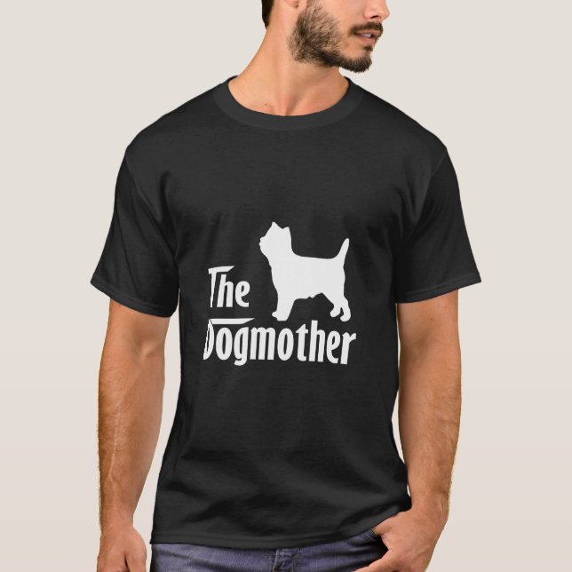 Cairn Terrier Dog  Dog Mom Mother's Day  T-Shirt (Front)