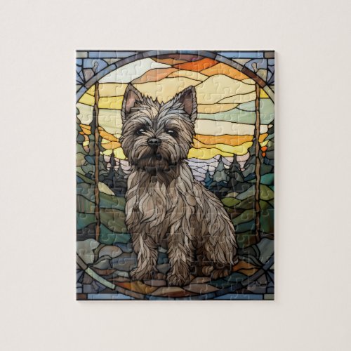 Cairn Terrier Dog Jigsaw Puzzle